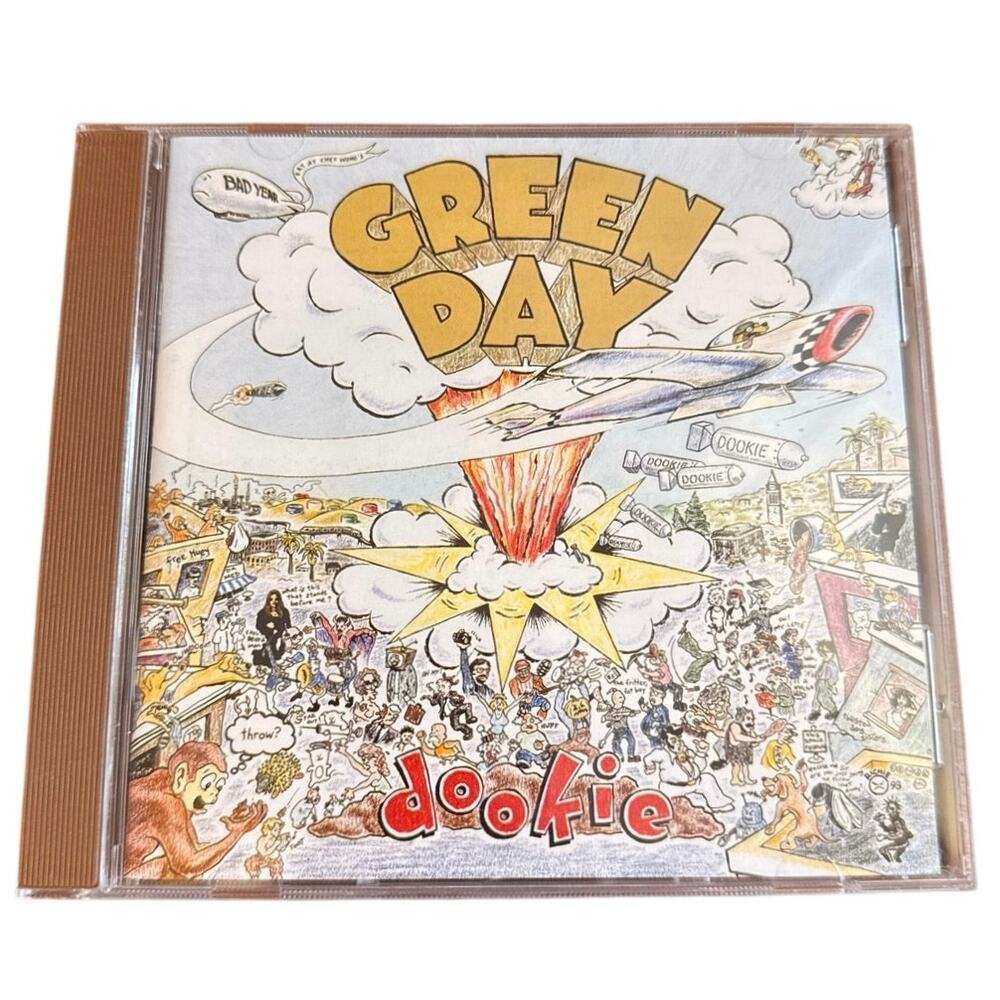 Green Day Dookie CD 1994 FIRST PRESSING Rare Brown Tray Ernie on Back TESTED